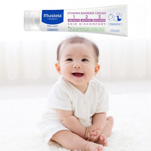 Mustela Vitamin Barrier Cream 123 Review | Diaper Rash Cream