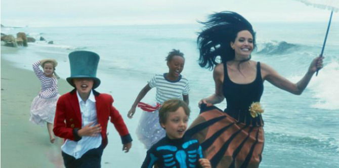 Angelina Jolie's kids think their mum's job is super easy