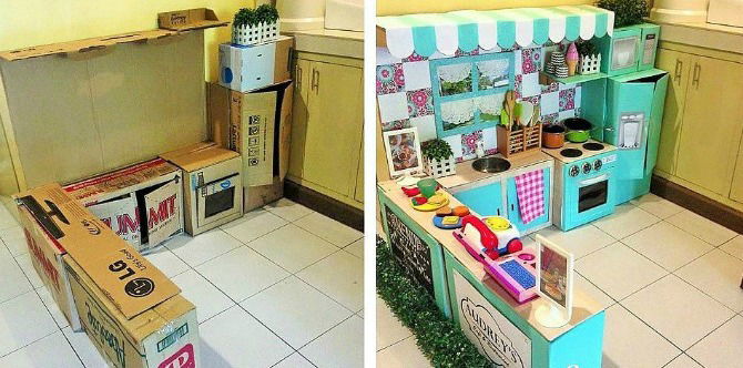 The mum behind this awesome DIY play kitchen shares how you can make one of your own!
