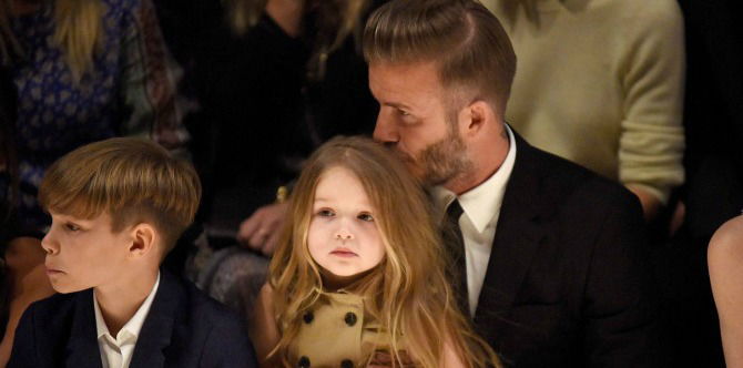 4-year-old Harper Beckham is now designing clothes