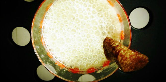 Super-healthy, super-nutty milkshake recipe