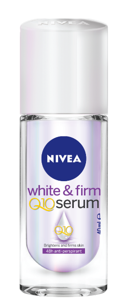 White & Firm Q10 serum roll-on