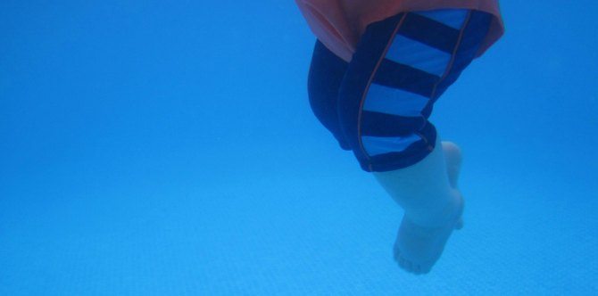 Mum warns to always watch over children when they are in water