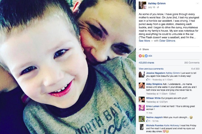 Car Crash: Mum Pleads To Hold Your Kids Tight After Losing Her Son