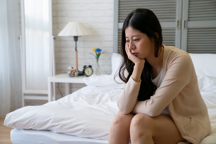 woman is lonely