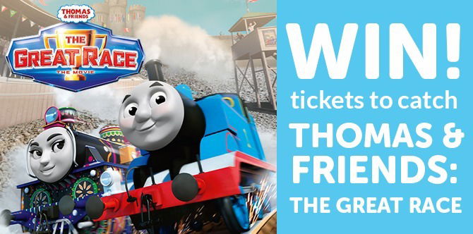 Win tickets to catch Thomas & Friends: The Great Race!