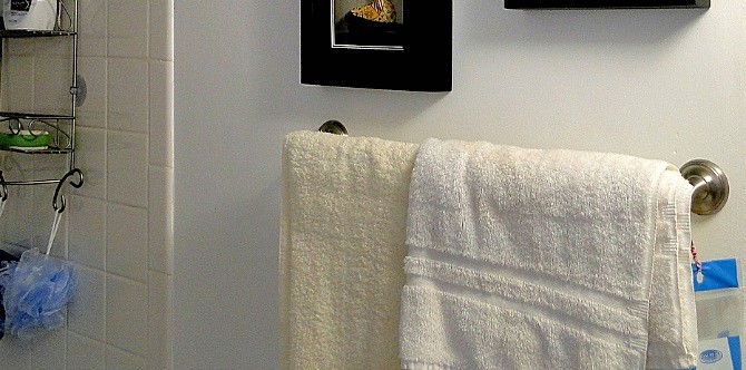 Oh gross! Your damp bath towels are breeding grounds for germs