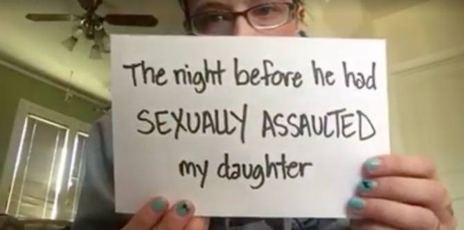 Mom shares heartbreaking video of how her husband sexually abused her daughter