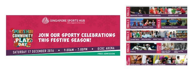 Don't miss! Community Play Day at Singapore Sports Hub on 17 Dec !