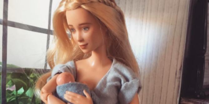 Mum creates breastfeeding Barbie dolls and they’re awesome