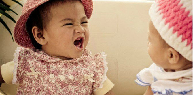 Want to know what your baby's first words will be? See at what they look at the most