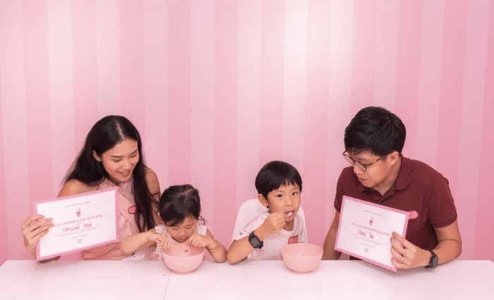 Ice Cream Making Class at the Museum of Ice Cream Singapore