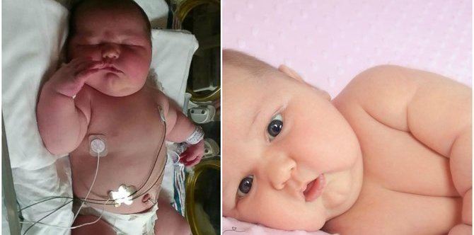 Florida mum gives birth to record-breaking 13-pound baby