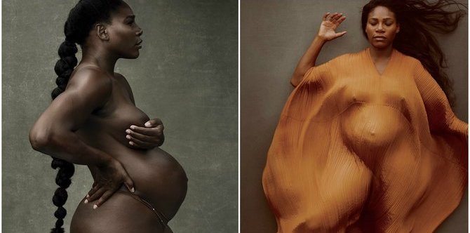 Serena Williams rocks baby bump in stunning Vanity Fair photoshoot