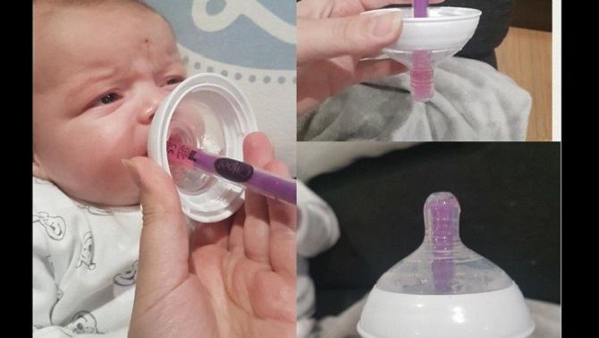 This mummy shares brilliant trick to make fussy baby drink medicine!