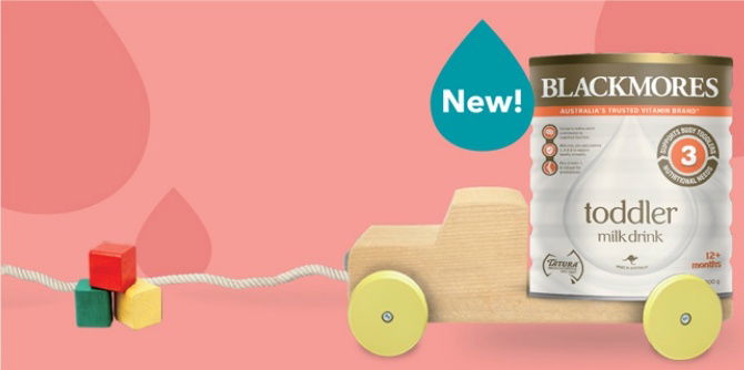 Blackmores formula milk in Singapore launched for toddlers