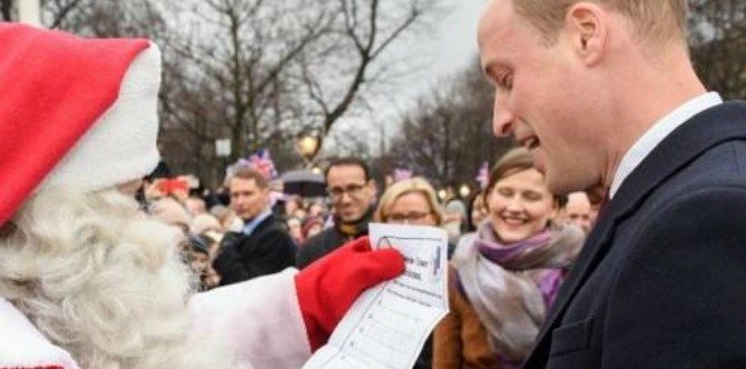 Prince William shares what his son Prince George wants for Christmas!