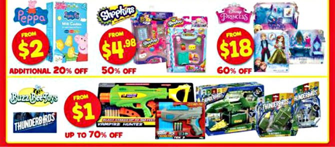 Toys "R" Us Sale Singapore: Toys from S$1 at clearance sale!
