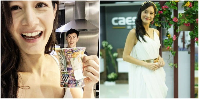 Positive changes after pregnancy: Janet Hsieh loves her "Big Boobies"!