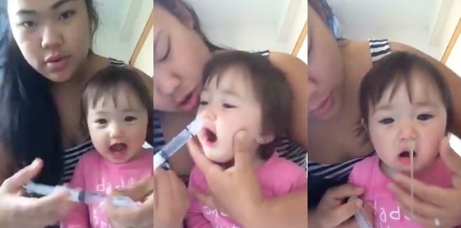 Mum Hack to Unblock Baby's Nose Has Left Parents and Medics Divided