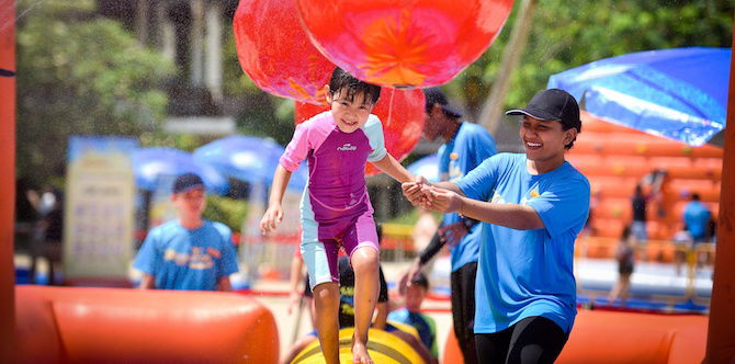There is no end to fun at Sentosa Island in Malay
