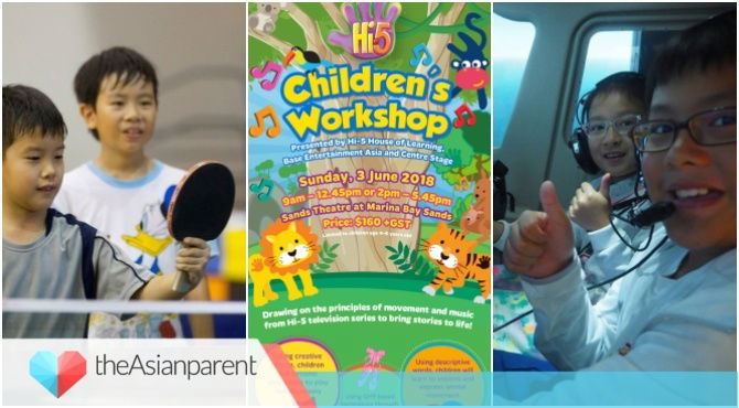 Exciting holiday workshops for kids happening this May-June in Singapore!