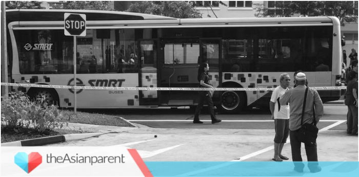 6-Year-Old Singapore boy dies after getting trapped under a bus