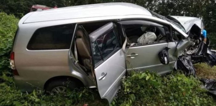 Singapore family in car crash on the way home from Malaysia