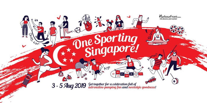 Head on to HarbourFront Centre this National Day season for fun fitness events that are absolutely free!