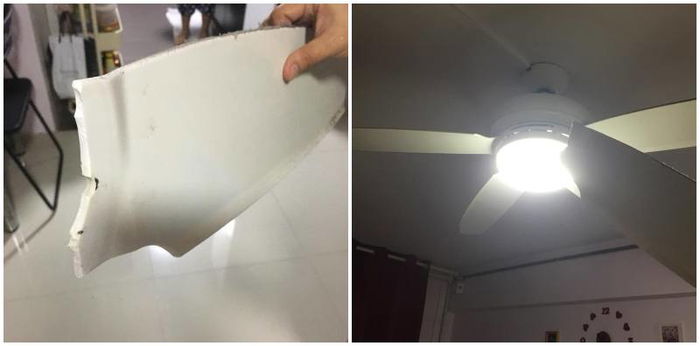 Singapore mum's horror as ceiling fan breaks over her two children