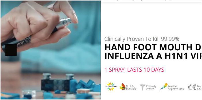 Anti HFMD sprays not regulated by HSA, caution urged