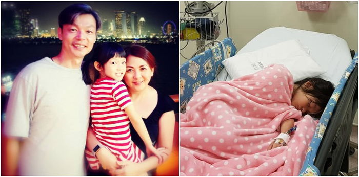 Singapore actor Mark Lee's daughter battling rare kidney disease
