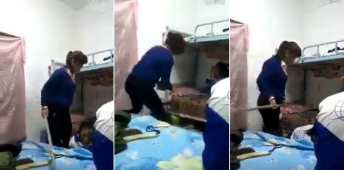 Mom Beats Teenage Daughter With A Rod For Getting Bad Grades