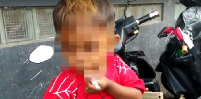 2-Year-Old Child Smokes 40 Cigarettes A Day, Needs A Puff To Fall Asleep