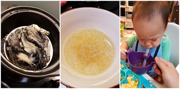 Singapore Mum Shares Black Chicken Essence Recipe to Soothe Baby's Cold