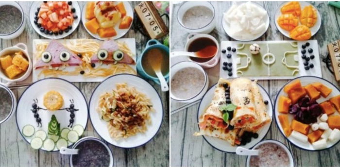 Artistic Dad Brings Breakfast to a Whole New Level for His Family