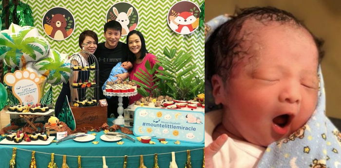 First-time dad Vincent Ng and wife welcome their little bundle of joy