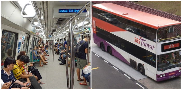 Public transport fares in Singapore to go up from 29 Dec 2018