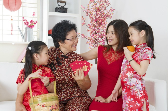 celebrating Chinese New Year in Singapore