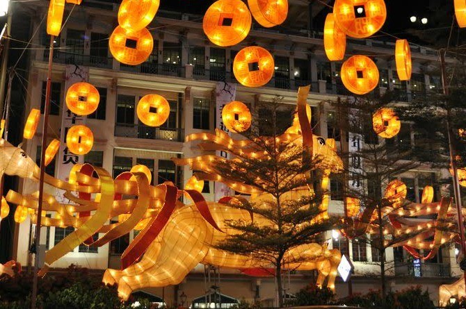 celebrating Chinese New Year in Singapore