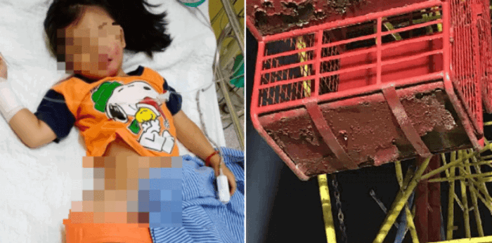 4-year-old girl survives 15 foot fall from Ferris Wheel