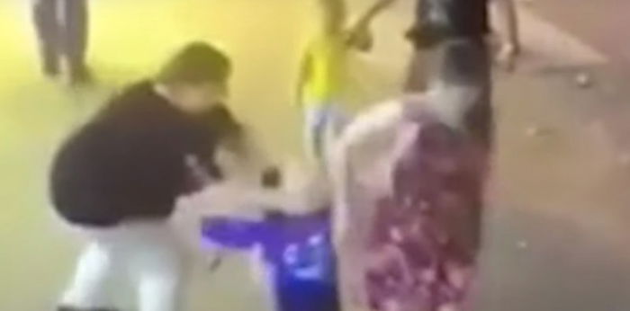 Woman randomly slashes 3-year-old boy's face with knife in front of his parents