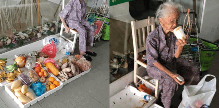 97-Year-Old granny sells fruits and veggies in Thomson because 'it's fun'