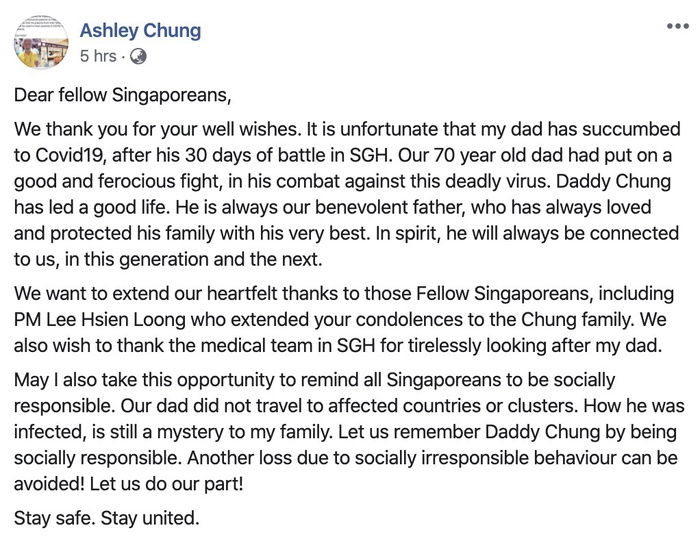 Man Who Died Of COVID-19