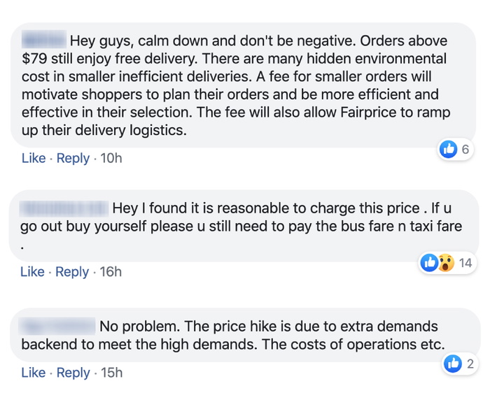 FairPrice Service Fee