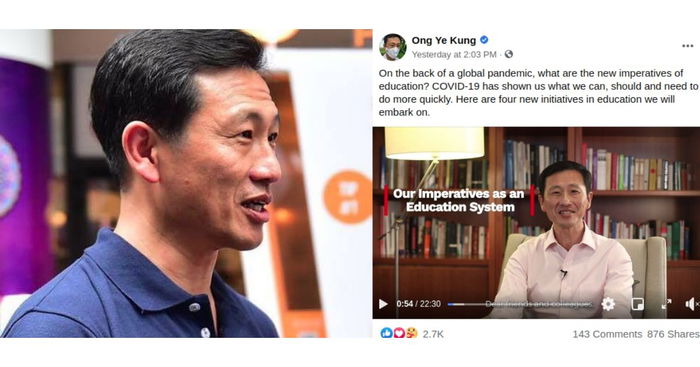 Schools to Implement Home-based Learning on Selected Days Regardless of the Pandemic: Ong Ye Kung