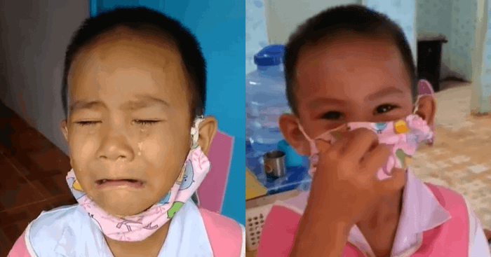 Boy Wins Hearts (and Masks) for Adorable Meltdown Over 'Lost' Mask Under His Chin