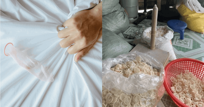 300,000 Used Condoms Recycled for Sale in Vietnam
