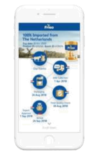 FRISO First Brand in Singapore to Enable Mums to Track Source of Formula Milk