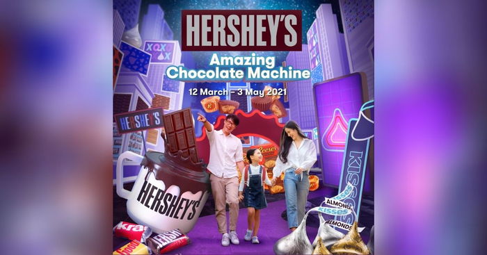 Indulge In HERSHEY’S Amazing World Of Chocolates, Fun And Games At Changi Airport This March School Holidays